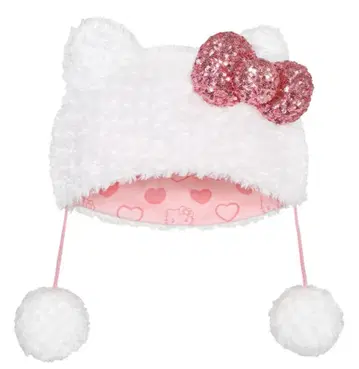 USJ 헬로키티 폼폼 포함 햇