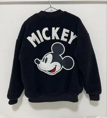 미키마우스 보아 자켓 블랙