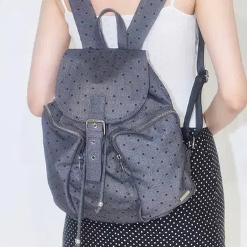 한국 illigo 이리코 패턴 버클 백팩 도트