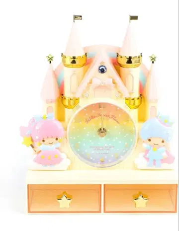 산리오 성 모양 가슴 부착 시계