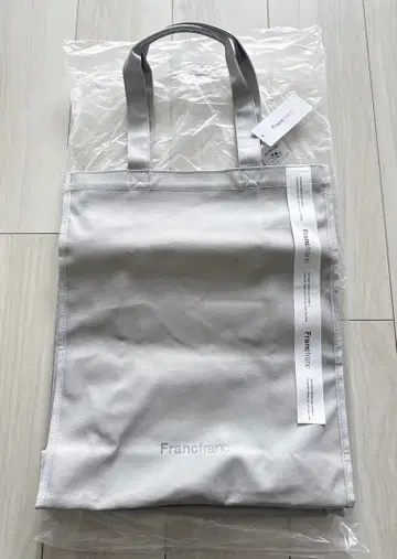 Francfranc 로고 토트 L 그레이 1