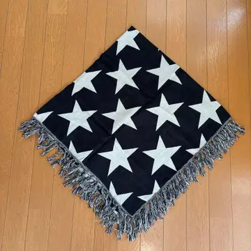 BOHEMIANS 별 패턴 프린지 스톨