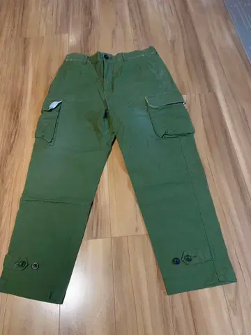 STUDIO ORIBE 카고 팬츠 L 사이즈 올리브 그린