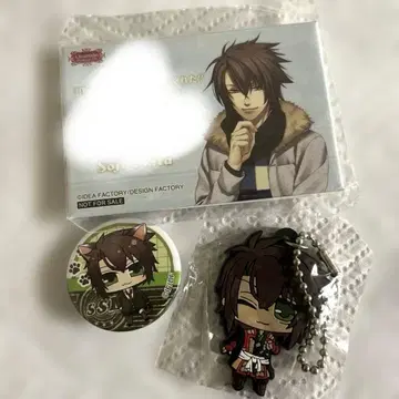 박앵귀 오키타 소지 캔 배지 고무 키 2