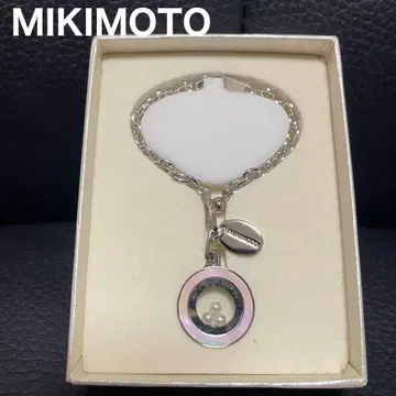 MIKIMOTO 펄 장식 키링 참