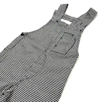 컨디션 최상 beamsboy 살로펫 오버롤 깅엄 체크