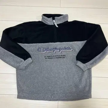 Champion 집업 트레이닝복 M 그레이/블랙