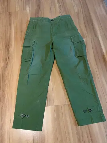 STUDIO ORIBE 카고 팬츠 올리브 그린 L