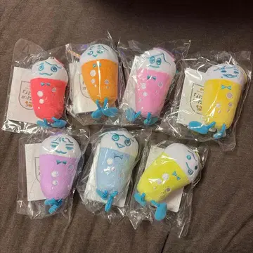 나니와노니와 봉제 인형 마스코트 7점