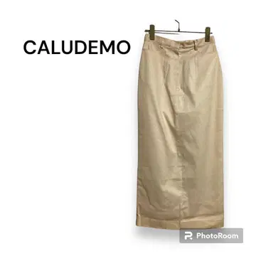 [칼데모] 타이트 스커트 롱 기장 성숙/러블리 고급 베이지 9호