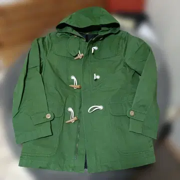 TK 다케오 키쿠치 안감 코팅 더플 그린