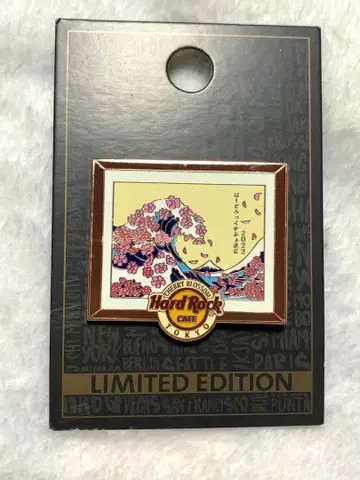 하드 록 카페 가쓰시카 호쿠사이 핀 배지