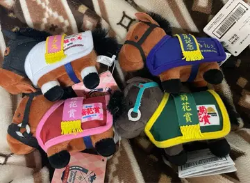 서러브레드 컬렉션 말 의류 마스코트 공 체인 3종 전 4종 세트