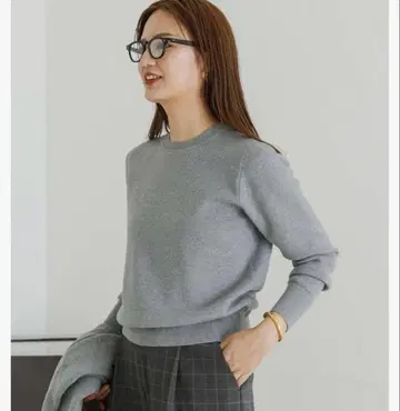 니트 스웨터 코튼 니트 풀오버 URBAN RESEARCH