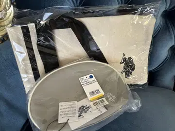 새상품 유에스폴로아순 토트백 파우치 세트