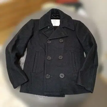 FIDELITY 울 피코트 블랙 made in USA