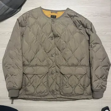 TAION 퀼팅 자켓 베이지 XL