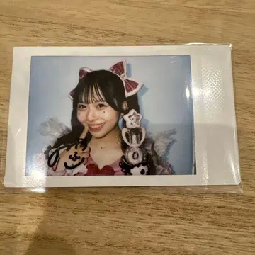 SWEET STEADY 쿠리타 나츠카 친필 사인 폴라로이드