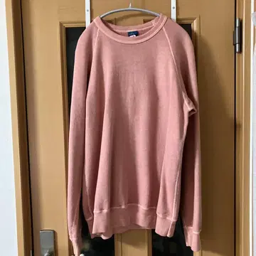 Good On 래글런 크루 맨투맨 코랄 핑크 M 사이즈