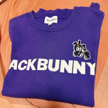 Jack Bunny 도라에몽 골프웨어 스웨터 보라색