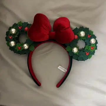 디즈니 크리스마스 리스 머리띠