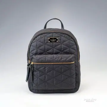 9282 케이트 스페이드 퀼팅 백팩 블랙 윌슨 나일론 새상품급