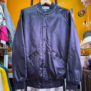 미국 빈티지 의류 빈티지 80s 자수 Cardinal 블랙 블루종