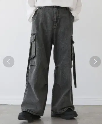 LILL 데님 카고 팬츠