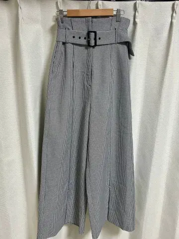 MURUA 하이웨스트 와이드 팬츠