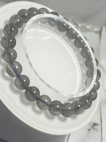 인디고라이트인 쿼츠 브라질산 블루 루틸 쿼츠