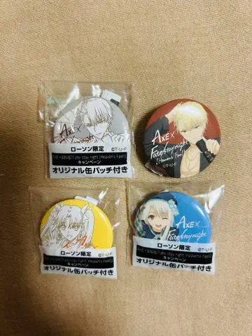Fate/stay night 로손 AXE 캔뱃지 세트