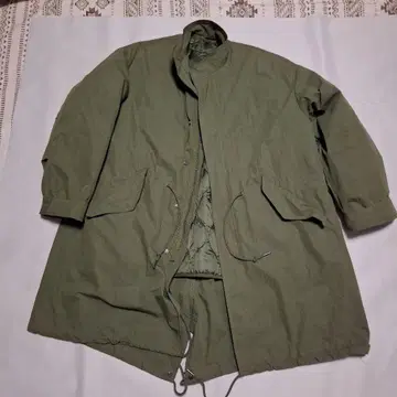 코튼 나일론 모즈 코트 & 퀼팅 라이너 세트/2개 세트/3WAY