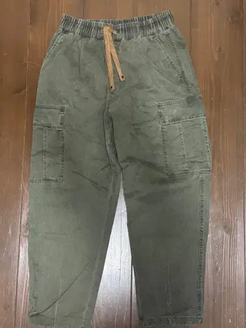 MOBU 카고 팬츠 올리브 그린