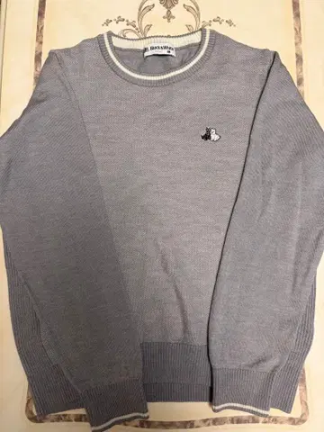 Black & White 스포츠 니트 L 그레이