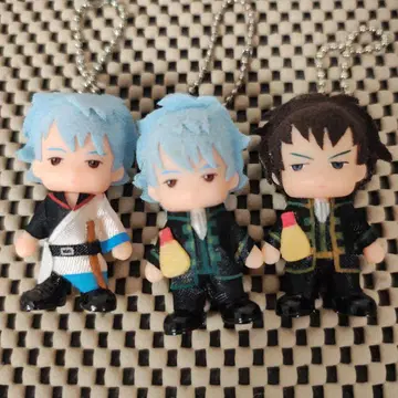 은혼 사카타 긴토키 히지카타 토시로 착용 마스코트 3개 세트