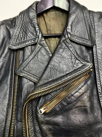 1950년대 EU 빈티지 더블 라이더스 네이비