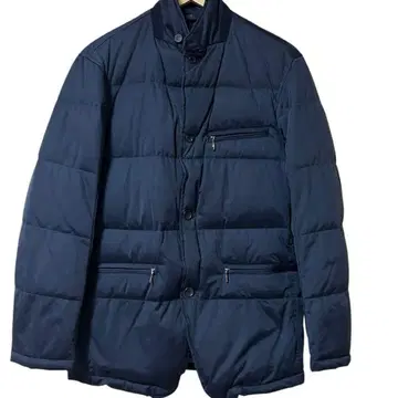 다운 80% 패딩 자켓 네이비 수트 매치 출퇴근 오피스
