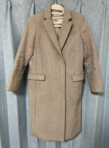 저널 스탠다드 그레이 롱 코트