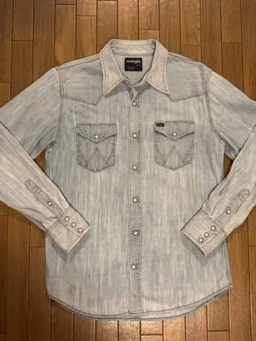 Wrangler 웨스턴 셔츠 데님 셔츠