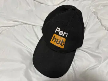 블랙 로고 야구 모자