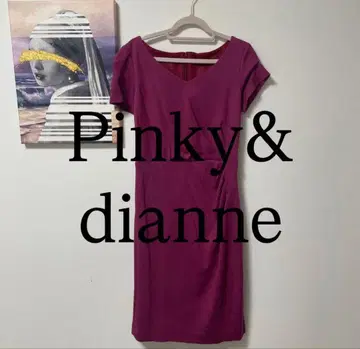 [ 새상품급 ] Pinky&dianne 원피스 퍼플 S 경사 결혼식