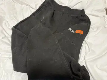 Pornhub 블랙 스웨트 팬츠