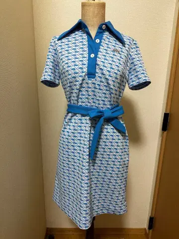 라코스테 레트로 반팔 원피스