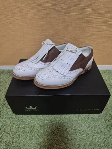 람다 골프화 스파이크 가죽 신발 23.5cm LAMBDA