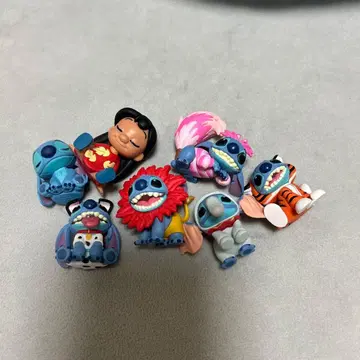 디즈니 스티치 릴로 앤 스티치 가챠가챠 7세트