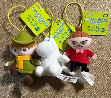 무민 계곡의 동료들 봉제 인형 마스코트 3종 세트