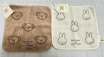 젤라또피케 브루나 콜라보 타월 손수건 미피 보리스