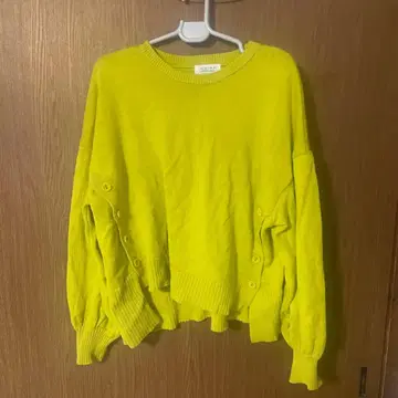 펠리시모 스웨터 L L 겨자색