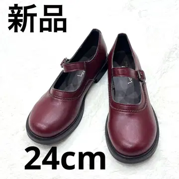 새상품 야사시이 신발 공방 Belle&Sofa 로우힐 스트랩 신발 24