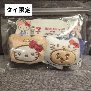 태국 한정판 레어 버터베어 x 헬로키티 백참 1